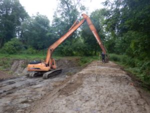 BUDOWA ZBIORNIKA POD WYCIĄG WAKEBOARDOWY - DĄBROWICA