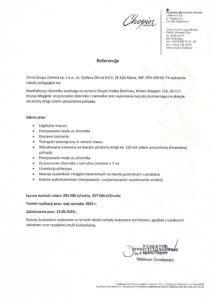 Referencje - Chopin Vodka