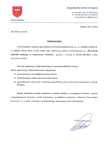 Renowacja zbiornika wodnego w miejscowości Straszów - Gmina Rozprza